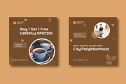 Coffee Shop Social Media Post, a Social Media Template by MightyDesign (Thumbnail 4 of 8)