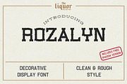 Rozalyn Font, a Serif Font by Bart Wesolek (Thumbnail 1 of 4)