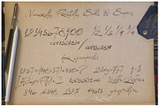 Reissfeder: Handwritten Typeface, a Handwritten Font by Eldar Zakirov's (Thumbnail 25 of 29)