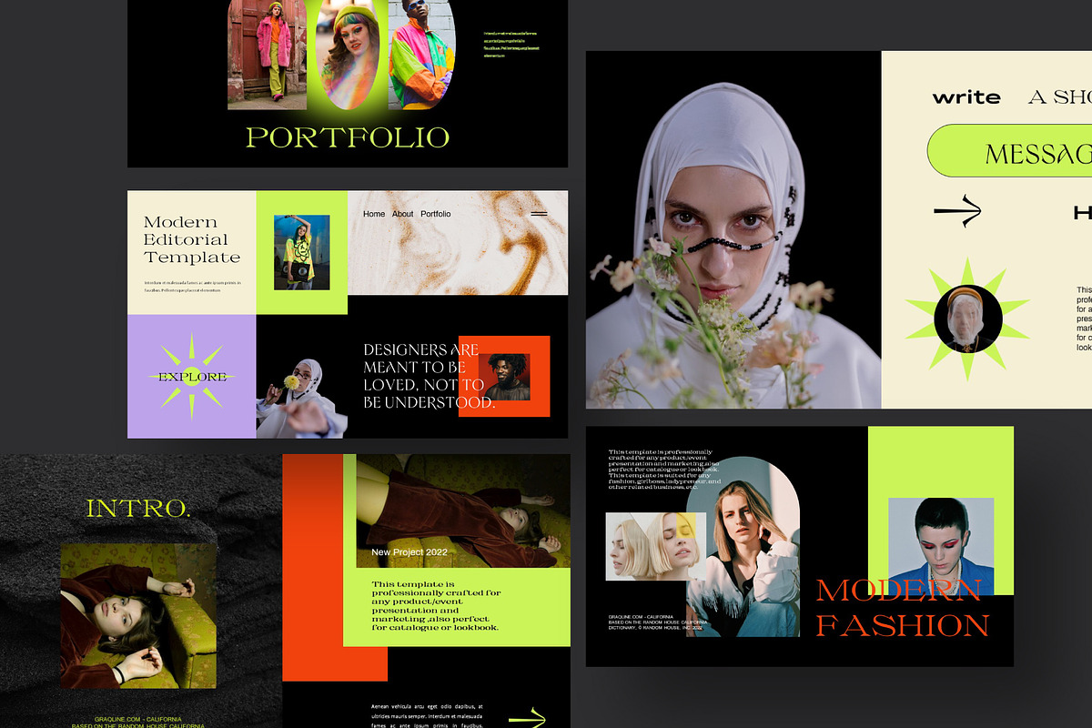 Graqline Keynote Template, a Presentation Template by Rocket Template (Photo 9 of 15)