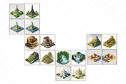 World Landmarks 3D Isometric, an Icon by Claymoon Lab (Thumbnail 2 of 2)