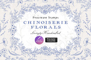 Procreate Chinoiserie Style Stamps, a Brush Add-On by AW Studios (Thumbnail 1 of 10)