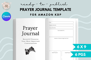 Prayer Journal Template for KDP
