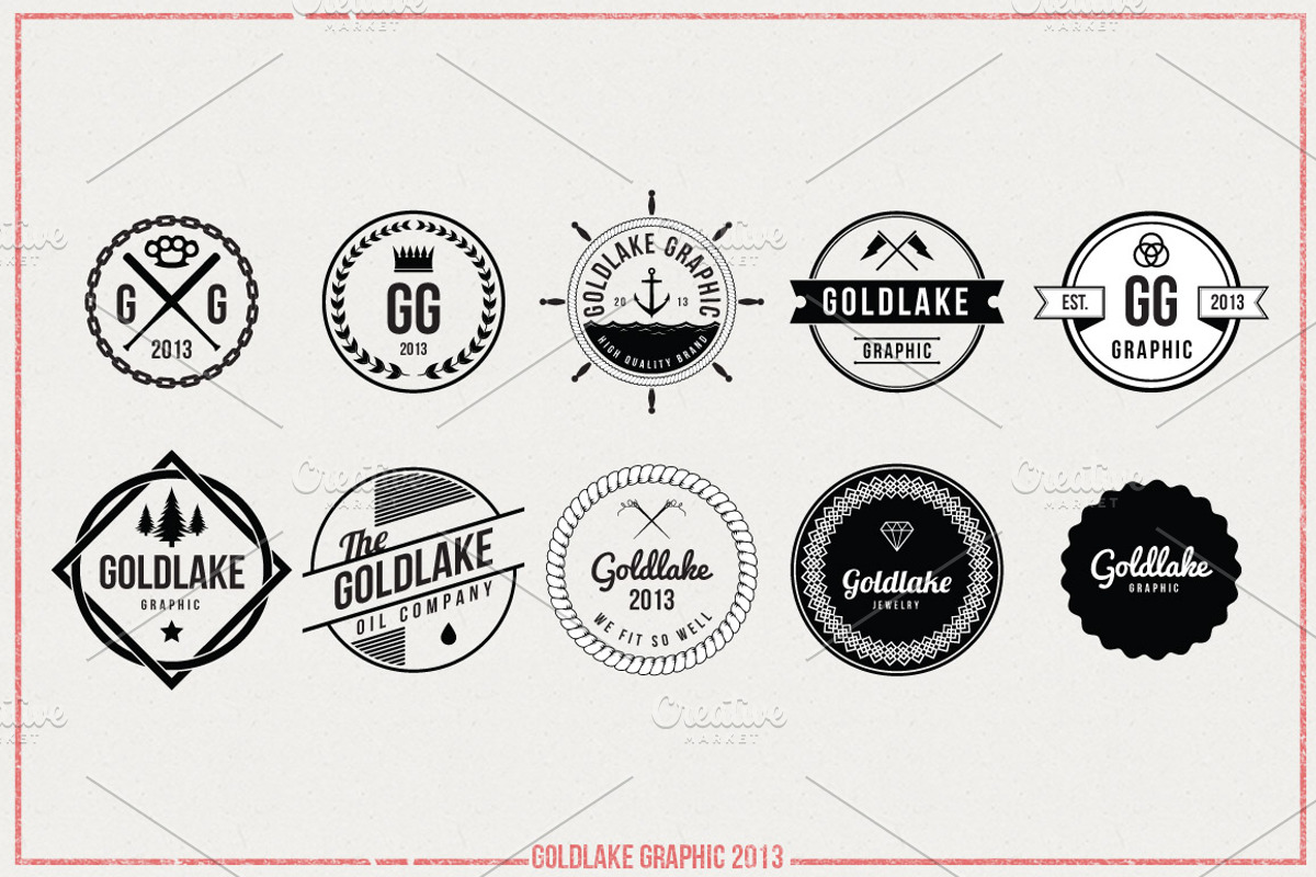 20 Circle Badges preview 3
