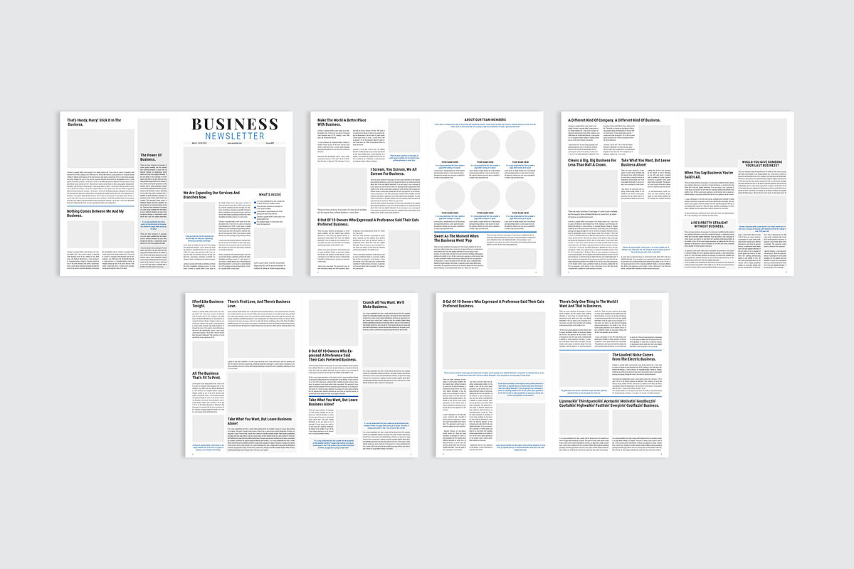 Newsletter, a Stationery Template by Amit Debnath (Photo 7 of 7)