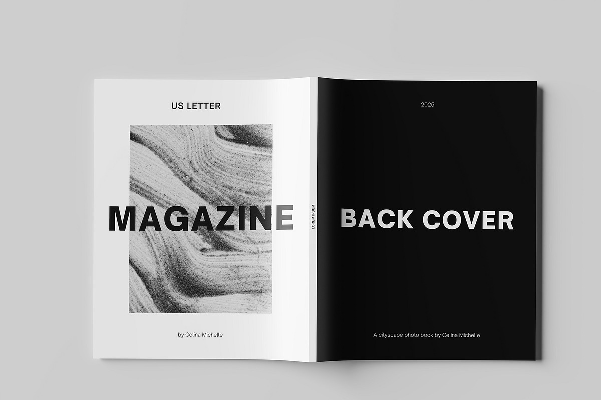 Us Letter Magazine Mockup, a Books & Magazine Mockup by Tokobeta (Photo 6 of 12)