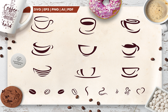 Coffee Cups For Logos preview 8