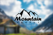 Mountain Shapes For Logos Vol 2, a Shape Add-On by LovePowerDesigns (Thumbnail 3 of 3)