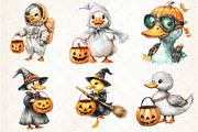 Funny Halloween Silly Goose Clipart, an Illustration by Libby Wishes (Thumbnail 6 of 7)