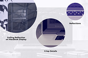 MacBook Front View Mockups, a Mac Mockup by Mockups & Illustrations (Thumbnail 10 of 11)
