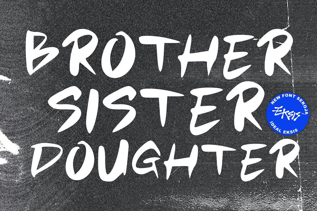 Sekoja Expressive Brush Font, a Handwritten Font by Ideal Eksis (Photo 3 of 8)