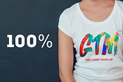 Women's T-shirts Mock-Up Vol 2, a Shirt Mockup by Freeman Studio (Thumbnail 4 of 17)
