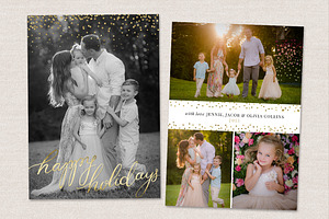 Christmas Card Template CC106, a Card Template by OtoStudio