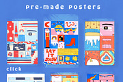 1970 CHRISTMAS POSTER CREATOR, an Illustration by okchizh (Thumbnail 7 of 8)