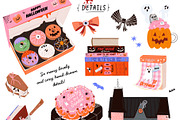 Cute Spooky Halloween Clipart Bundle, an Object Graphic by Ruslana Lubenets (Thumbnail 11 of 21)