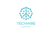 Letter T W Tech Dots Logo, a Branding & Logo Template by Buqancreative (Thumbnail 2 of 4)