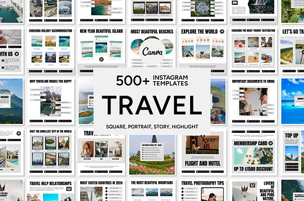 Travel White Template