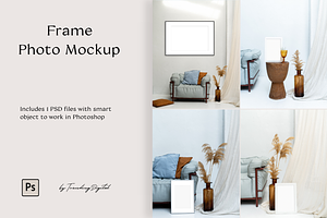Frame Mockup Bundle 4 pcs
