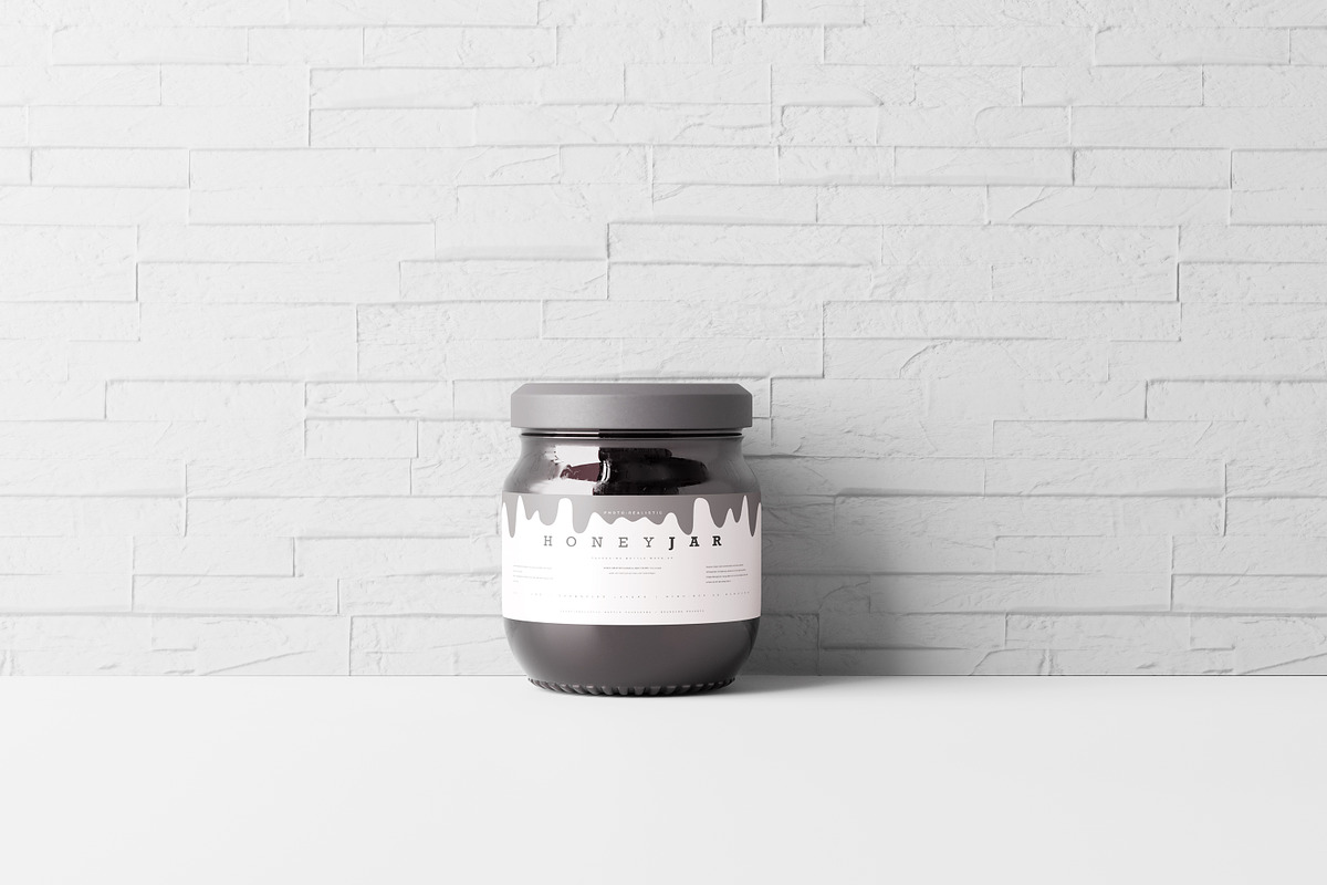 Food Jar Packaging Mockup, a Cups & Container Mockup by pmvch (Photo 10 of 10)