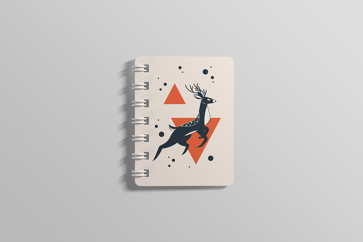 Spiral Notepad Mockup, a Magazine Template by AlkStudio (Photo 8 of 11)