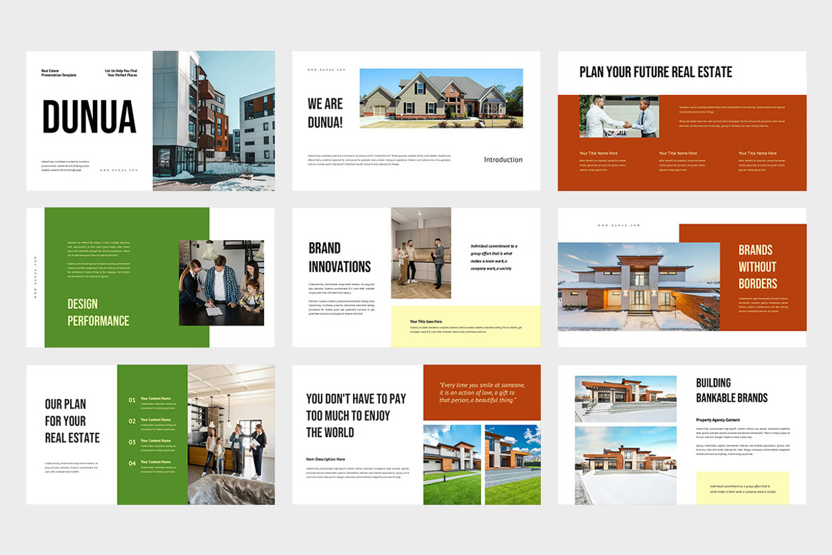 Dunua : Real Estate Powerpoint, a Presentation Template by Punkl Camp (Photo 2 of 9)