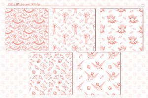 Valentine's Day Patterns And Clipart