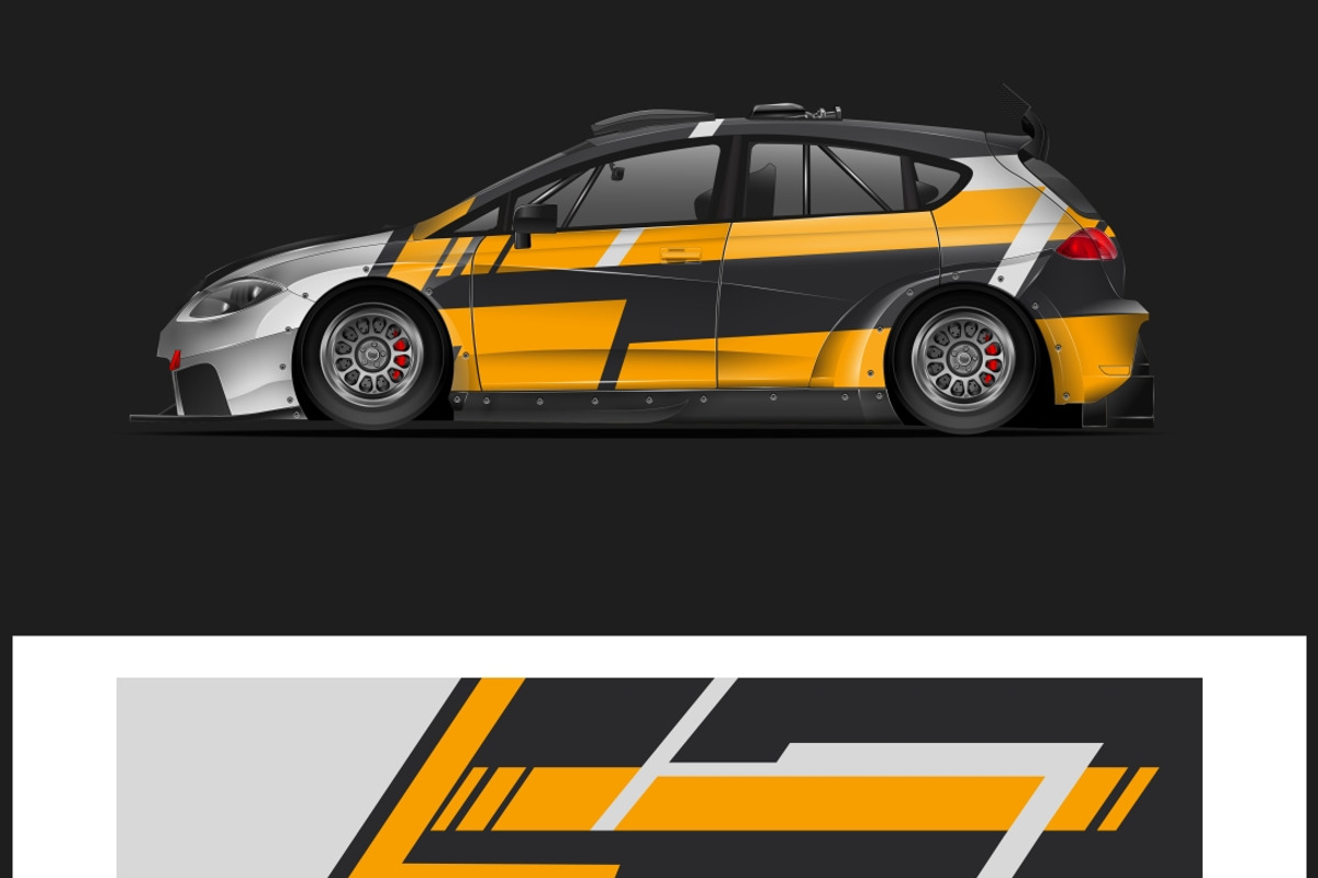 3D design Vector Car Wrap mockups, a Transportation Illustration by ...