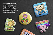 Badge Mockup, a Merchandise Mockup by Salih Kizilkaya (Thumbnail 2 of 4)