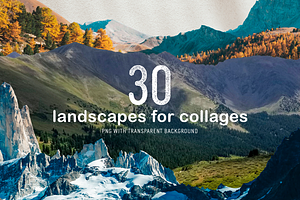 30 Landscapes For Collages