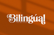 Bilingual Serif Font Duo