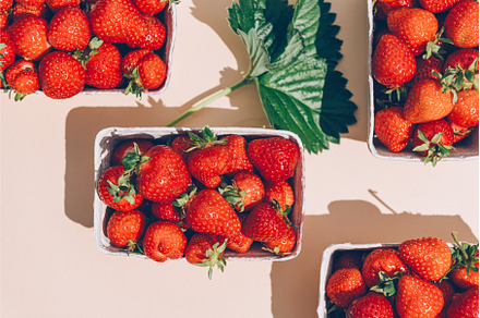Macro of Fresh strawberries, a Food & Drink Photo by MAnuta