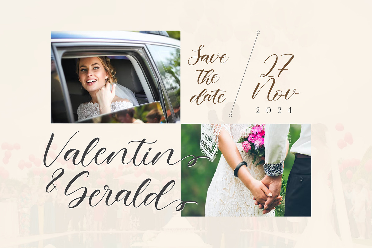 Ellie Mona | Handwritten Script, a Script Font by StoricType (Photo 6 of 14)
