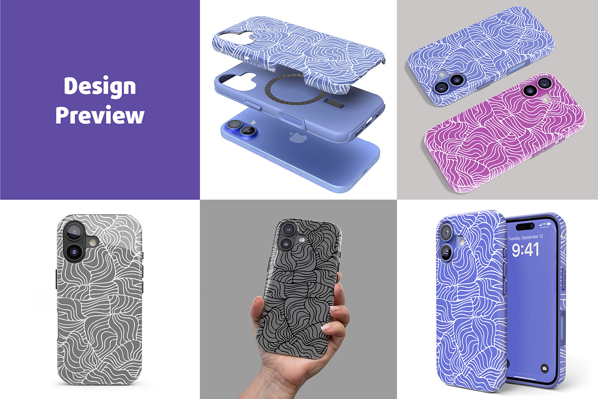 iPhone 16 Tough Case Mock-up, an iPhone Mockup by Colatudo Store (Photo 3 of 10)