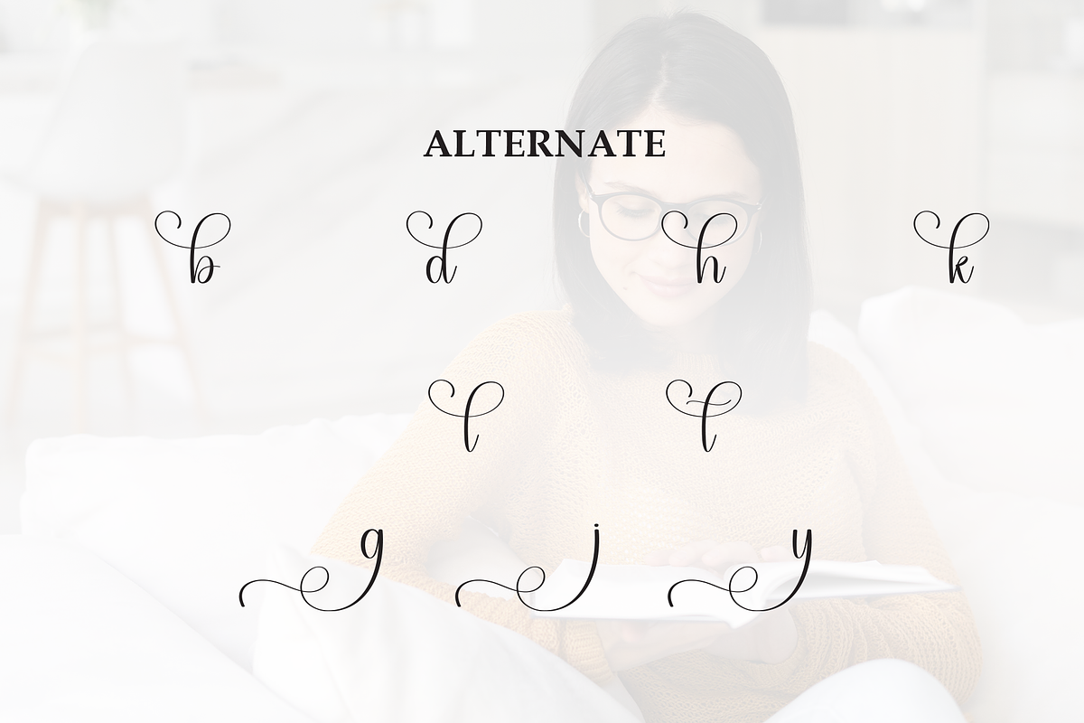 Reading | Script Font, a Handwritten Font by Scratchones (Photo 8 of 9)