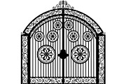 Decorative Iron Gate Bundle, a Decorative Illustration by Designer_Momina (Thumbnail 15 of 26)