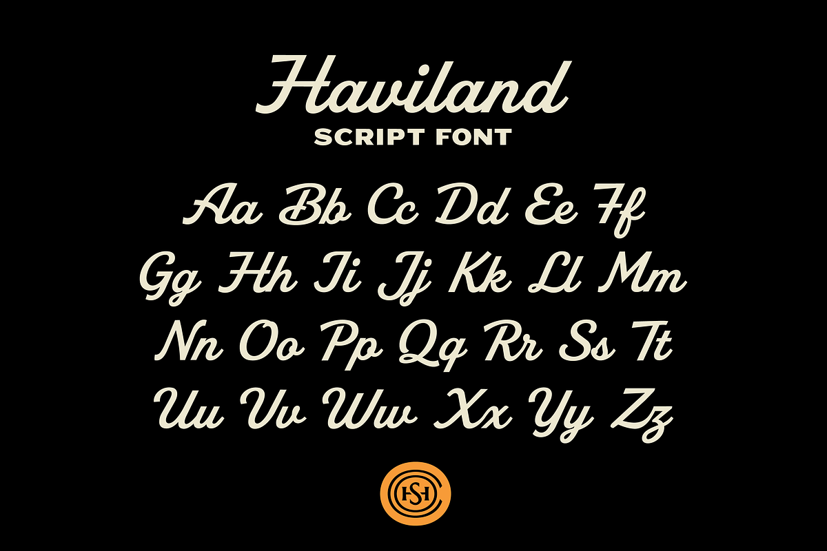 Haviland Script, a Script Font by Hustle Supply Co. (Photo 2 of 10)