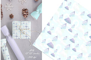 Winter Pattern With Christmas Trees, a Pattern Graphic by kh_cat (Thumbnail 1 of 3)