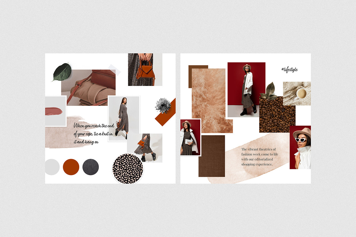 Elegant Instagram Post Templates, a Social Media Template by Design Squad (Photo 3 of 5)
