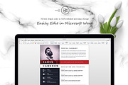Resume/CV Design Template | MS Word, a Resume Template by ResumeInventor (Thumbnail 5 of 6)
