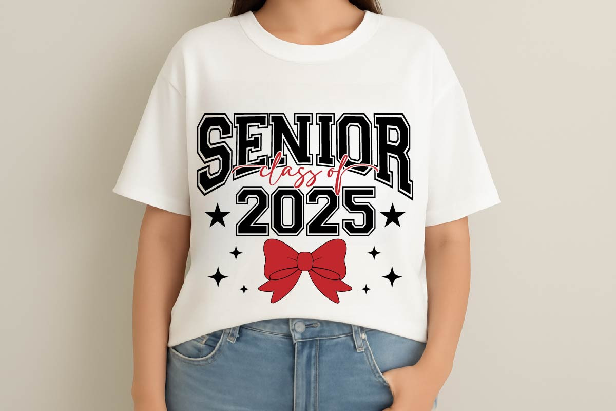 Coquette Senior Class Of 2025 Svg, an Object Graphic by Digi_Design_World (Photo 5 of 5)
