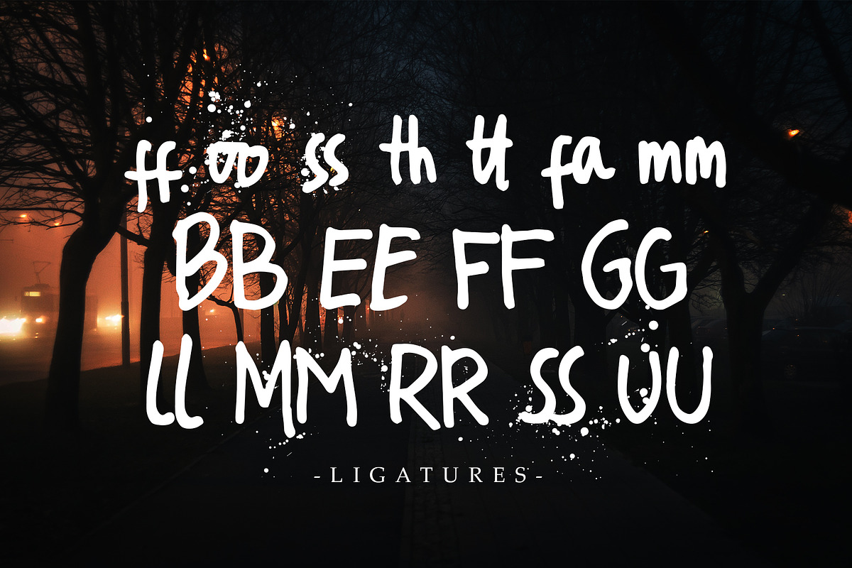 Street Dreams Brush Font preview 4