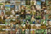 800+ Spring Season Oil Paintings, a Background Graphic by Lilithcollageart (Thumbnail 3 of 11)
