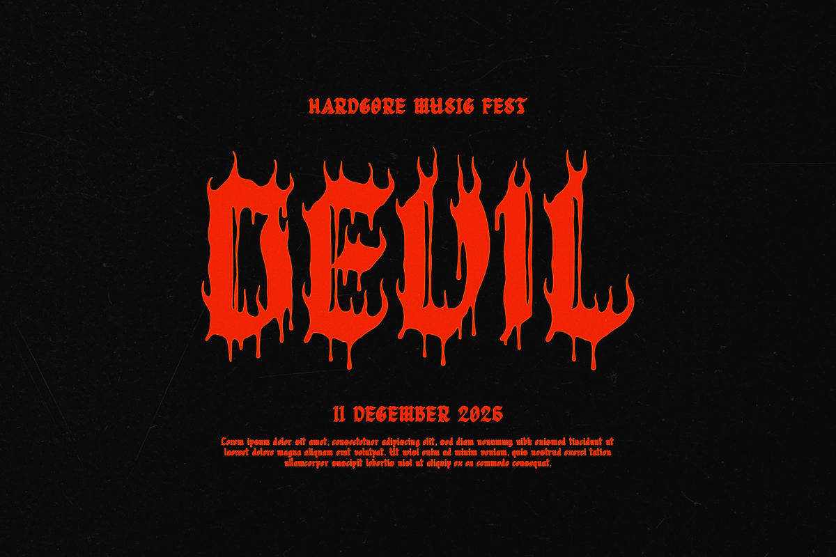 Madrock | Display Blackletter, a Blackletter Font by Denustudios (Photo 2 of 12)