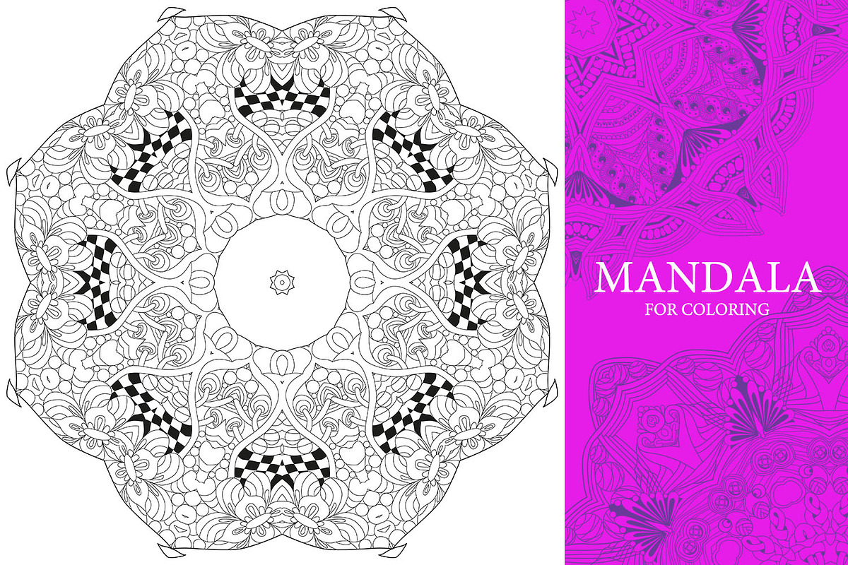 Mandalas for coloring 14, an Object Graphic by Watercolor fantasy (Photo 7 of 9)