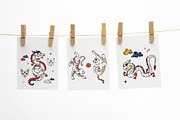 Asian Trip Bundle, a Decorative Illustration by Mariia Kovalchuk (Thumbnail 4 of 16)