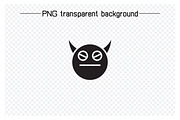 Moody and Cute Devil Emoji Set, a Solid Icon by Designfour (Thumbnail 6 of 7)