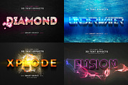 150 3D Text Effects for Photoshop, a Brushes & More by Graphicdome (Thumbnail 28 of 71)