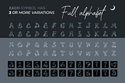 Floating Water Letters Overlays, a Symbol Font by PhotoSpirit (Thumbnail 3 of 8)