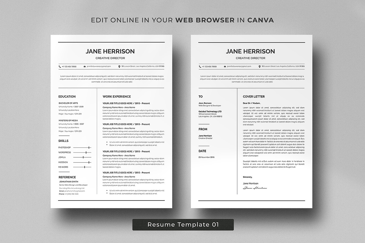 Resume Template Pack