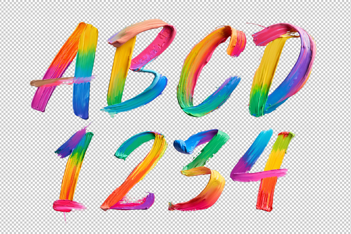 Rainbow Brush Font, a Handwritten Font by Handmadefont (Photo 11 of 11)